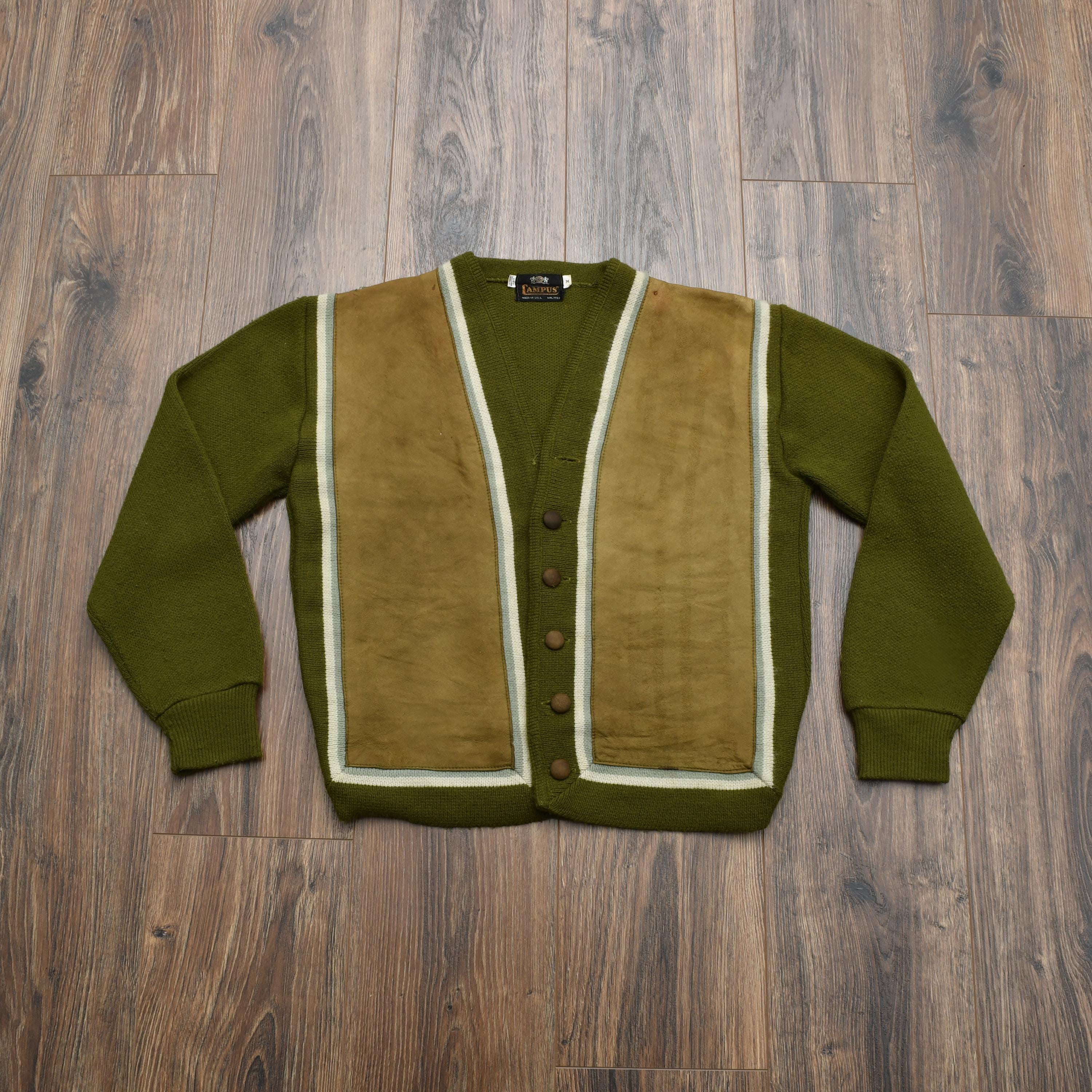 Suede Cardigan 60s - Etsy