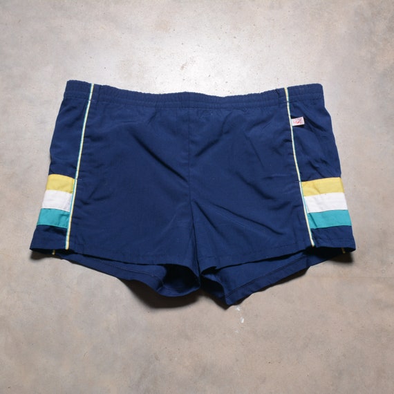 vintage 70s 80s swim trunks Jantzen bathing suit … - image 1