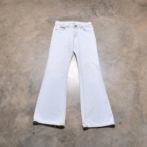 vintage 90s 00s y2k low rise flare CK Calvin Klein bootcut stretch jeans 1990 2000 low rise light wash size 5