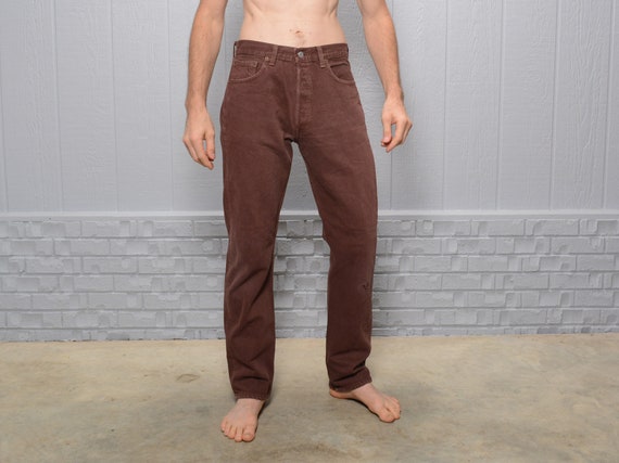 levis 501 brown jeans