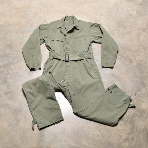 希少 vintage 40s usaf A-4 jumpsuits 40s Type A-4 Military Flight Suit - Etsy