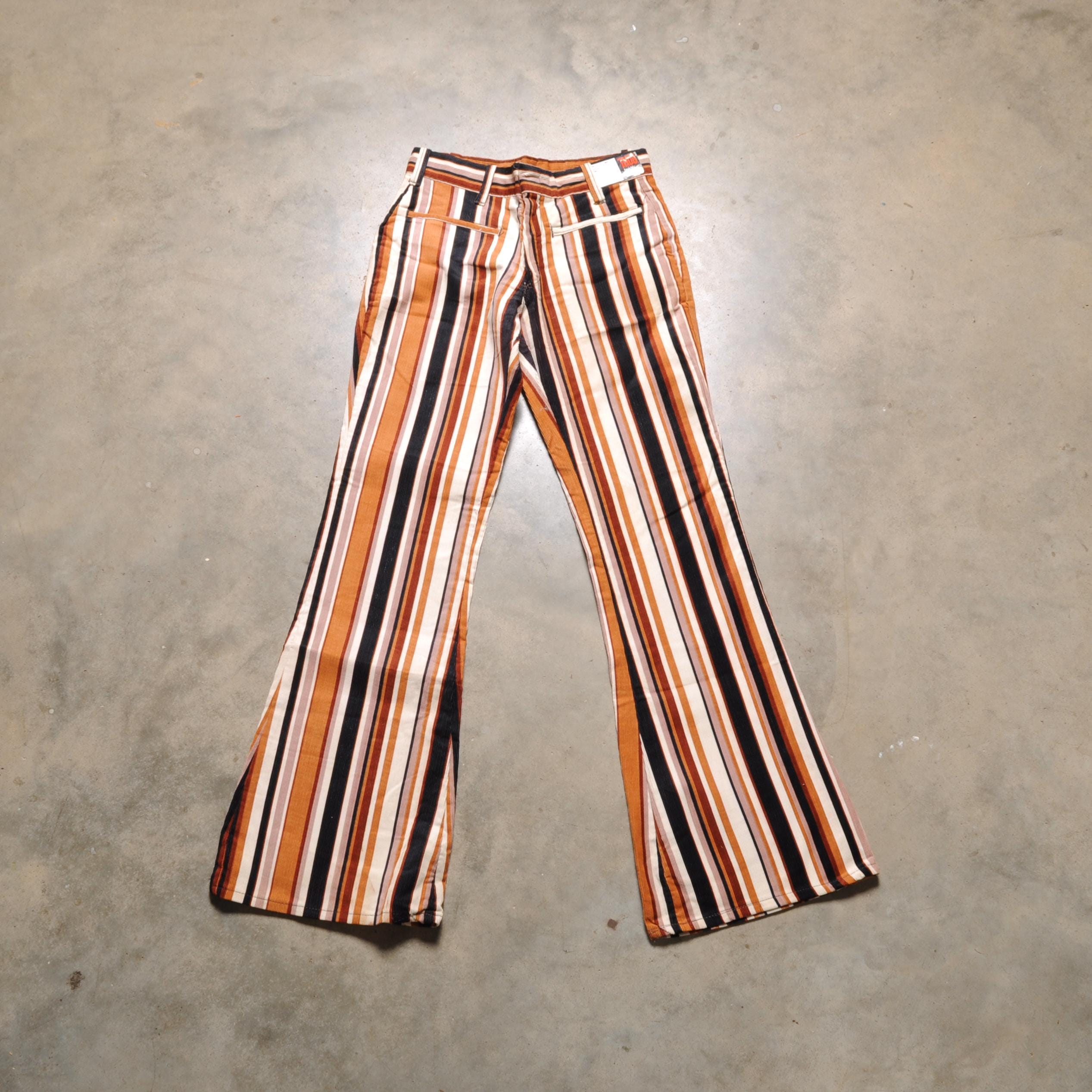 Vintage 70s Striped Pants - Etsy Vintage 70s Striped Pants - Etsy