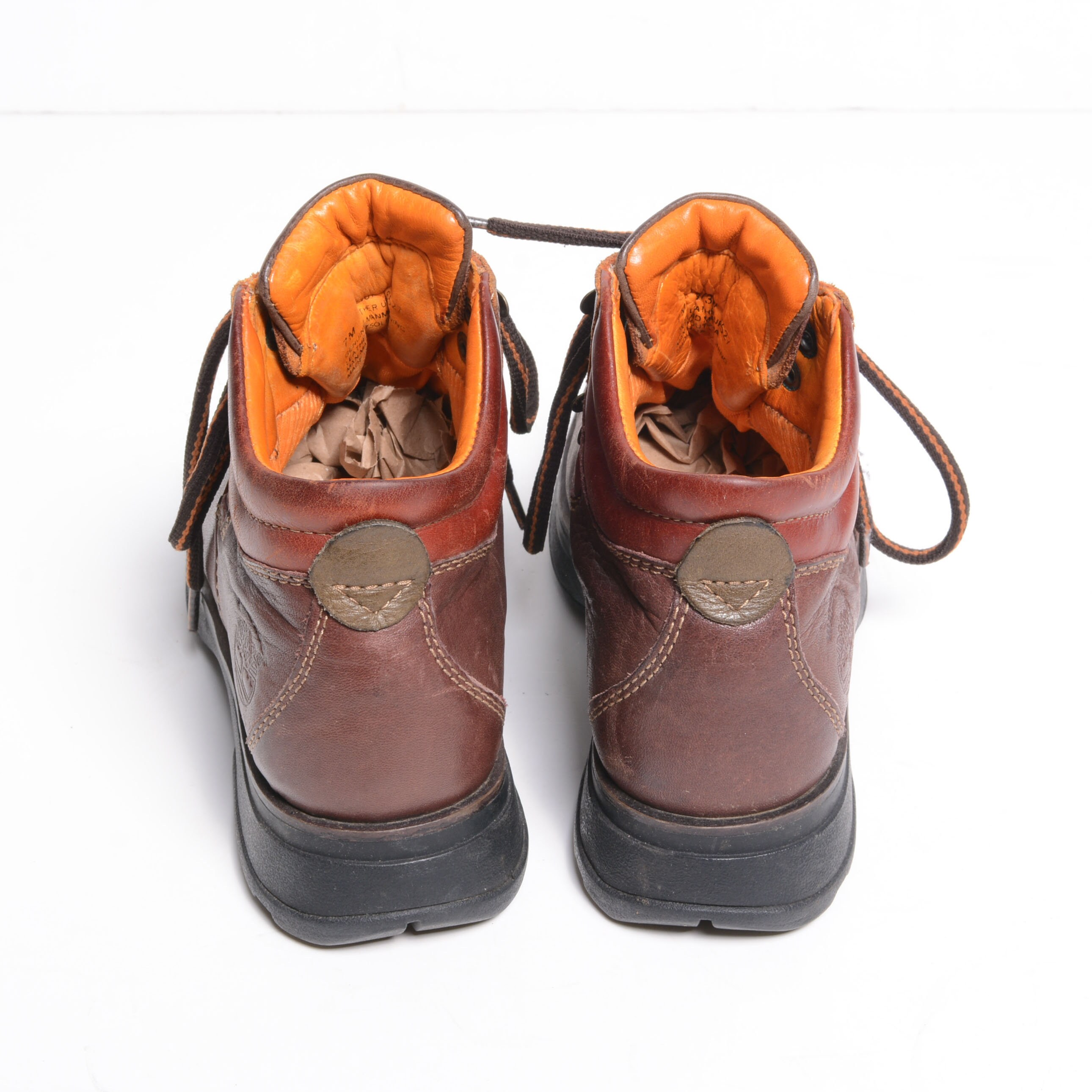 Vintage 80s 90s Hiking Boots 1980 1990 Timberland Brown Leather Vintage 80s 90s Hiking Boots 1980 1990 Timberland Brown Leather