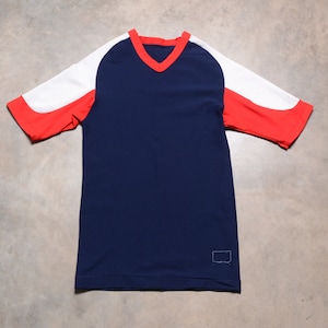 vintage 60s 70s softball baseball jersey t-shirt red white blue 56 #56 1960 1970 men women unisex XS