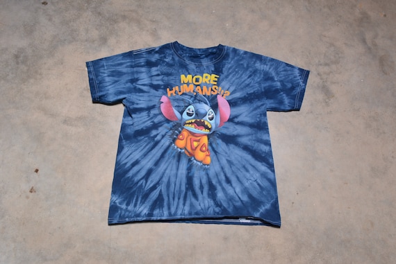 ヴィンテージ　ディズニー　Disney　リロ&スティッチ　00's古着　Tシャツ Disney - ビンテージ 古着 ディズニー スティッチ キャラクタ