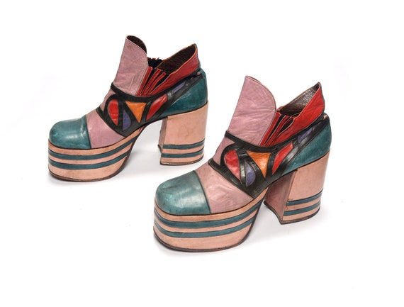 cheap 70's platform shoes