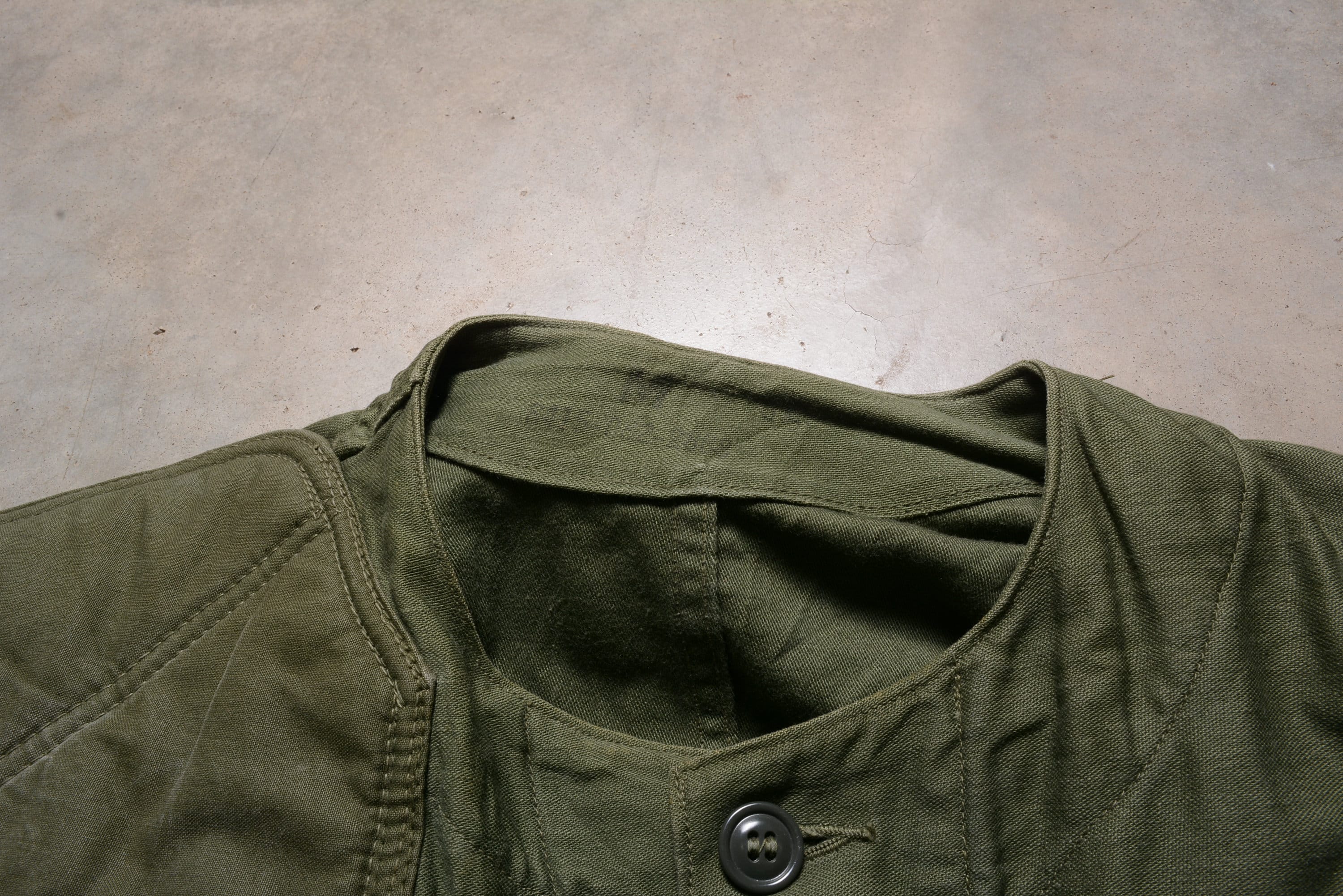 Vintage 60s 70s US Army Shooting Coat Sniper Jacket Olive