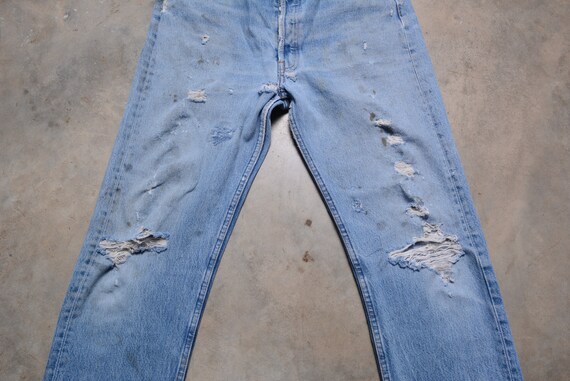 vintage Levis 501 jeans 1980 80s Levi's 501xx med… - image 2
