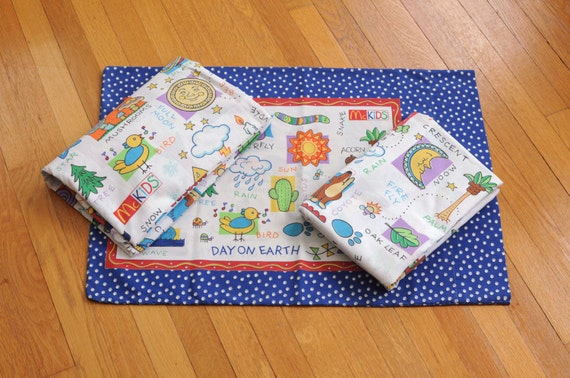 Mcdonald's Mckids Bed Sheet Set Twin Flat Fitted Pillowcase Day on