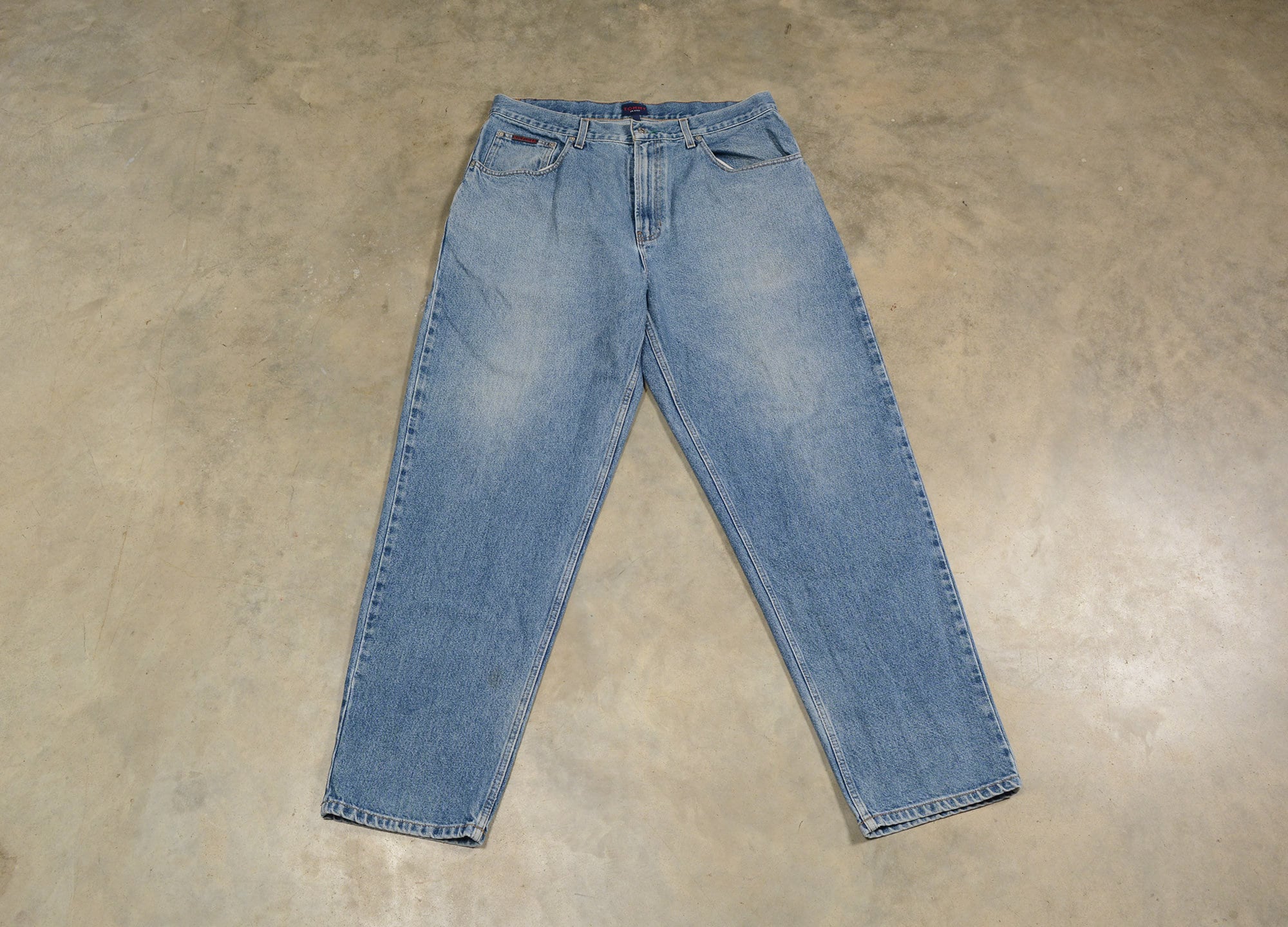 uddybe alene knoglebrud Vintage 90s Tommy Hilfiger Freedom Jeans Medium Wash Denim - Etsy Finland