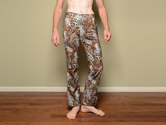 velvet cheetah pants