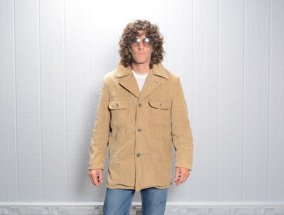 Corduroy winter top jacket mens