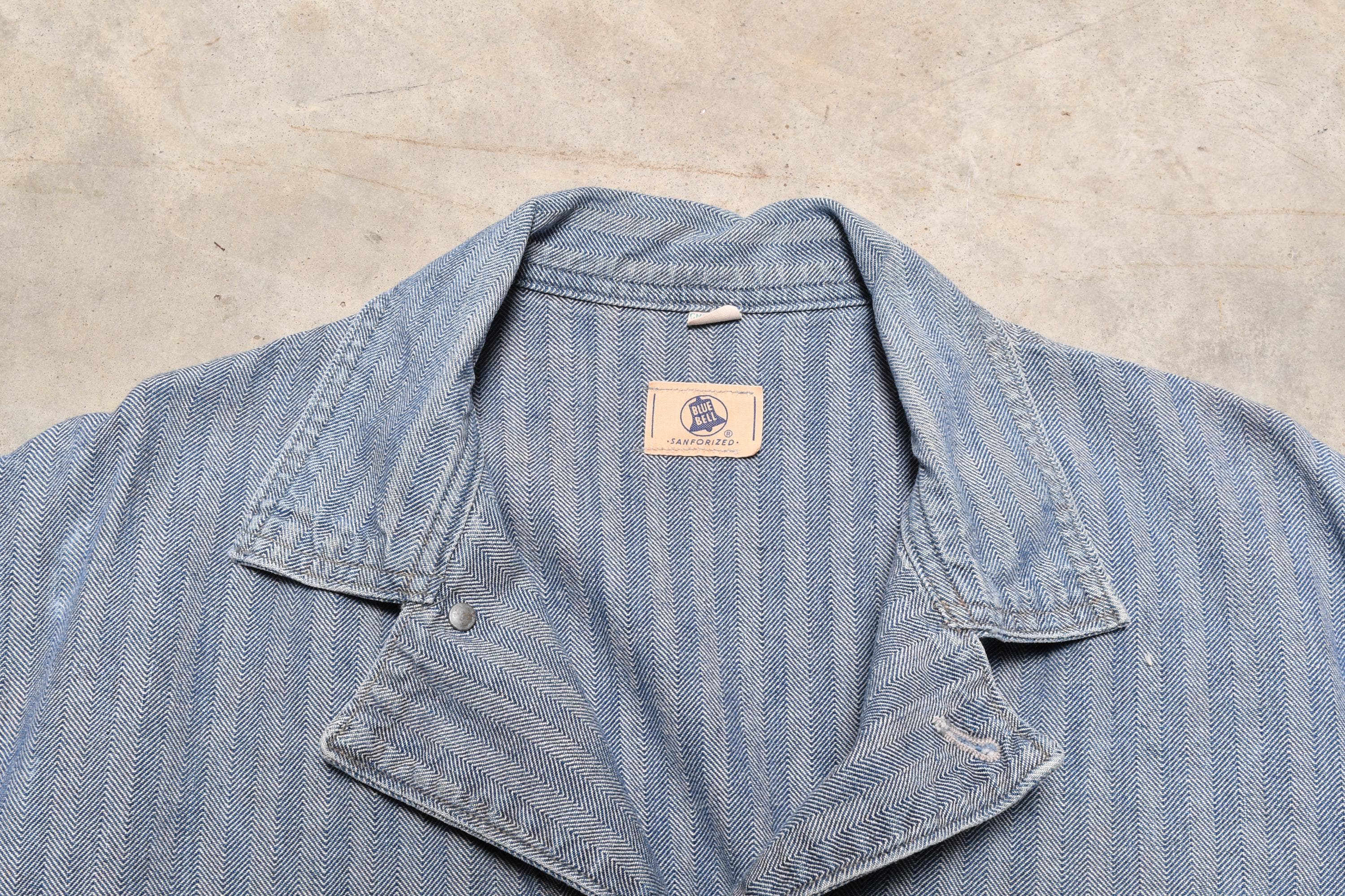 70's Wrangler : Damaged Coverall【襤褸】 70's Wrangler: Real Damaged Coverall
