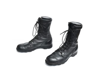 Vintage 70s Combat Boots Corcoran Jump Boots 1970 Men Size 6.5