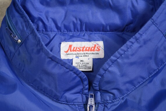 vintage 80s hooded windbreaker Austad's nylon jac… - image 3