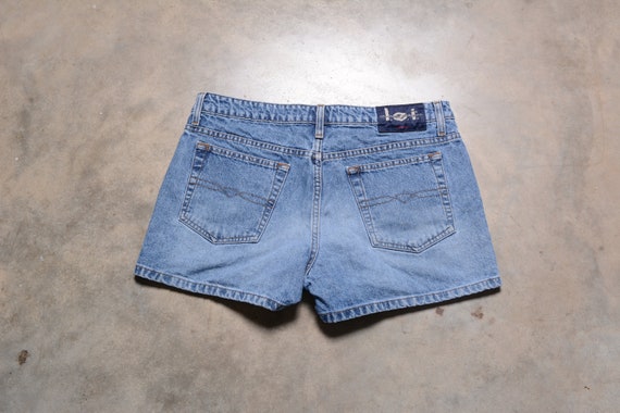 vintage 90s 00s LEI denim shorts low rise 1990 20… - image 3