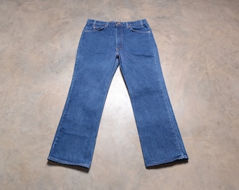 Vintage Levi's 517 Jeans: Slim Fit Boot Cut Denim, Made in USA - Etsy
