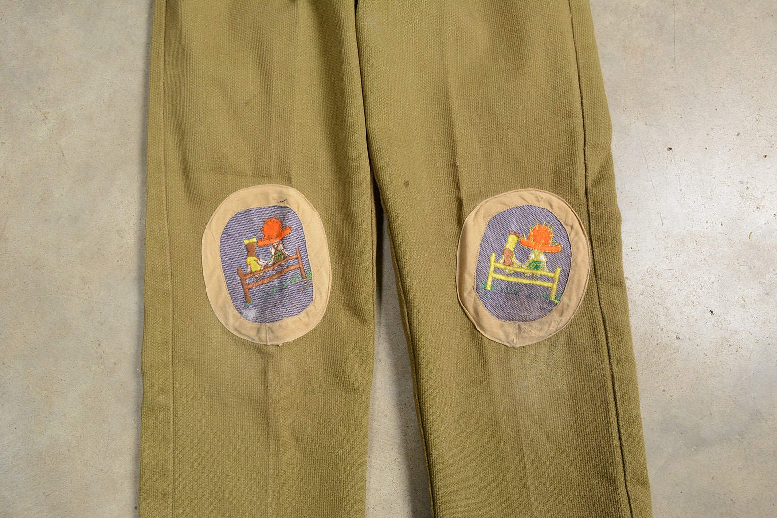 Vintage 40s Boy Scouts Uniform Pants 1940 BSA Olive Green Etsy