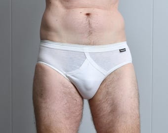 vintage Jockey low rise brief men underwear white size small S