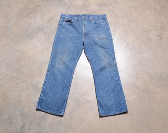 Vintage 70s Levis 684 Jeans Dark Wash Denim Bellbottom Big Vintage 70s Levis 684 Jeans Dark Wash Denim Bellbottom Big