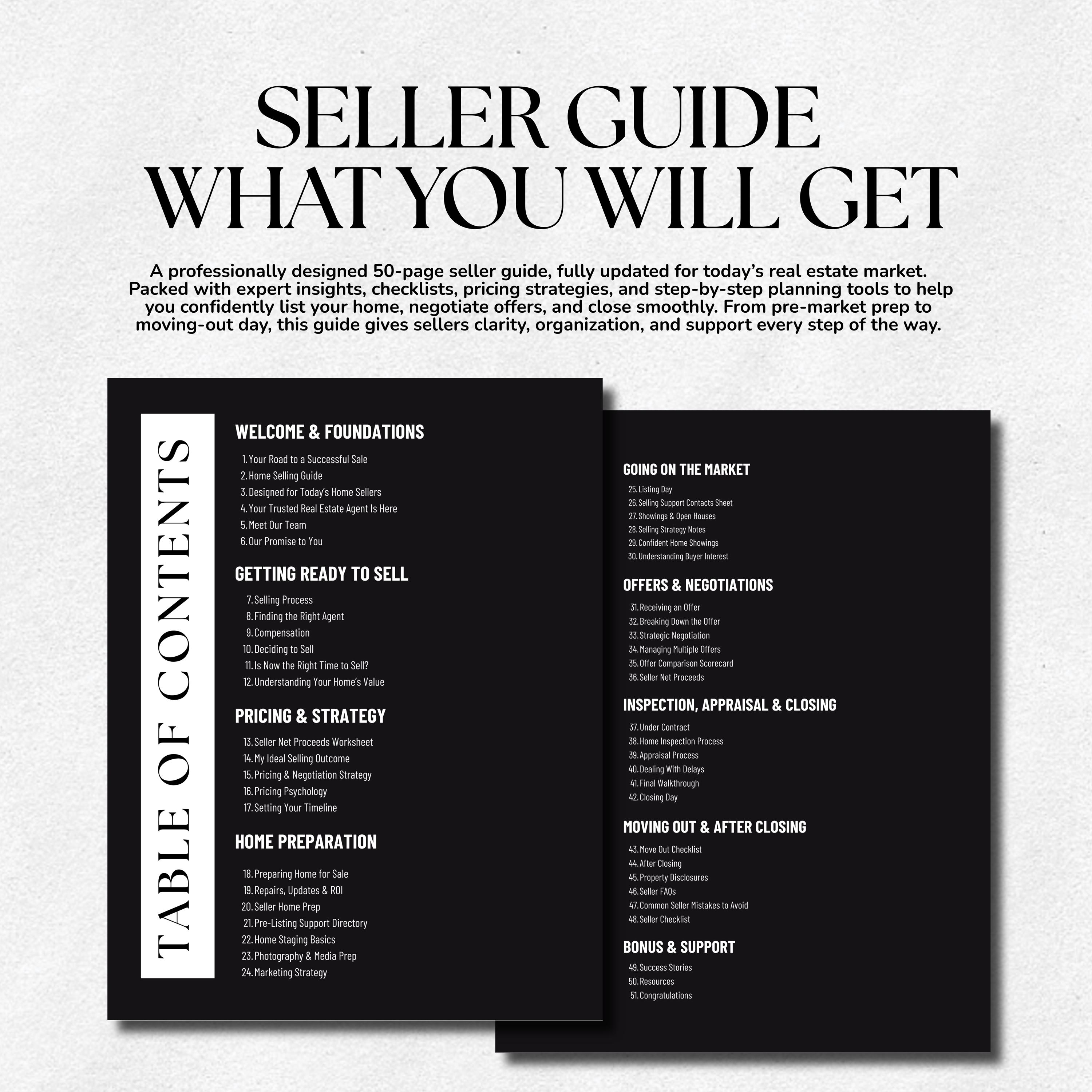 Real Estate Buyer & Seller Guide Canva Template Bundle | 98 Page ...