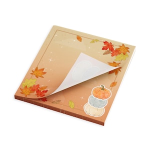 Hello Fall Small Notepad 5.5″× 6″