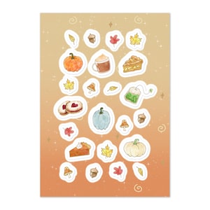 Cozy Fall Sticker Sheet
