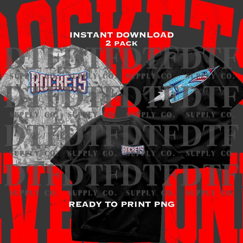 Rocket Blue Red Diamonds 2 Png **DIGITAL DOWNLOAD** - Etsy