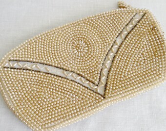 Two Vintage Made In Japan Beaded Purses ..Charlet/ La Regale 1940s 69ba4e978fa207d6d6e4d306