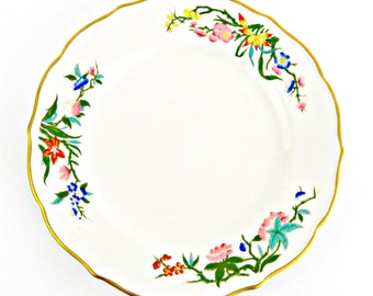 Vintage Syracuse Hotel China Restaurant Ware Floral Chop Plate, Mix-n-Match Serving Plate