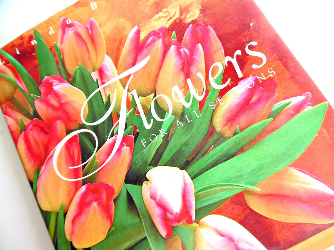 Vintage Book 'flowers for All Seasons' Flower Etsy