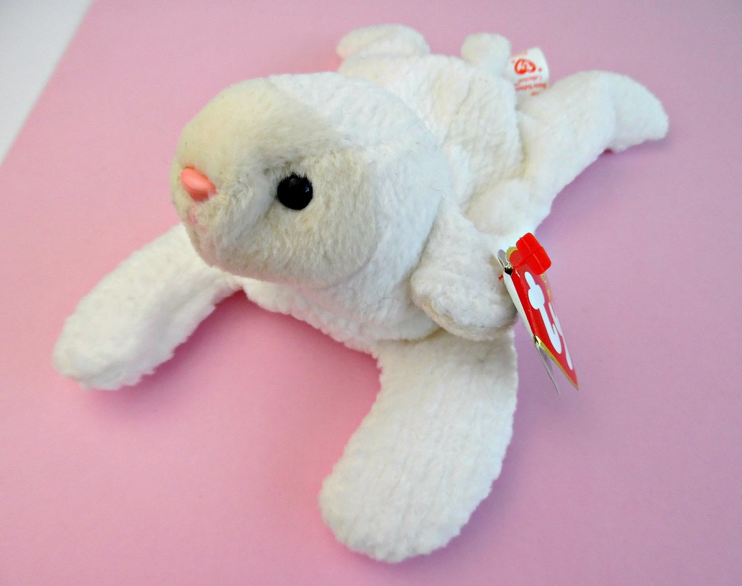 Ty Beanie Baby fleece the Lamb Born 3/21/96 Etsy