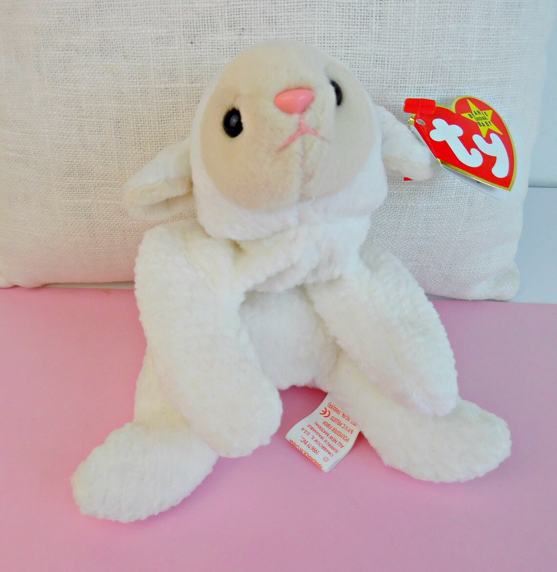 Ty Beanie Baby fleece the Lamb Born 3/21/96 Etsy