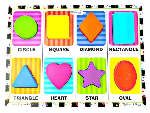 Magnetic Wooden Shapes and Colors from Melissa & Doug - School Crossing