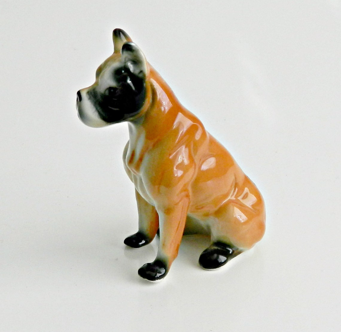Vintage Bone China Boxer Figurine Vintage Dog Figurine Dog | Etsy