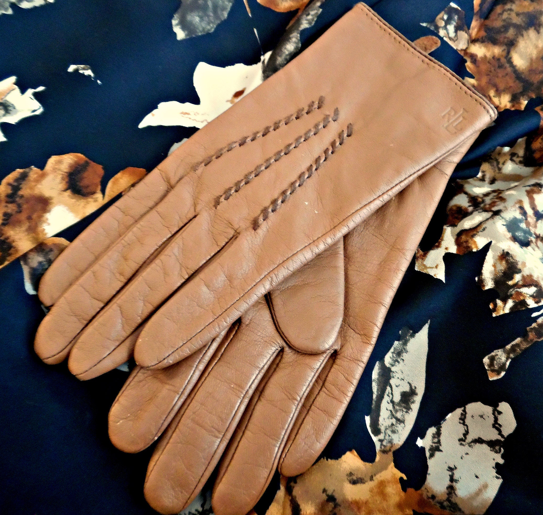 Touchscreen Classic Driving Gloves Brown - Handmade in Italy 7 - Xs