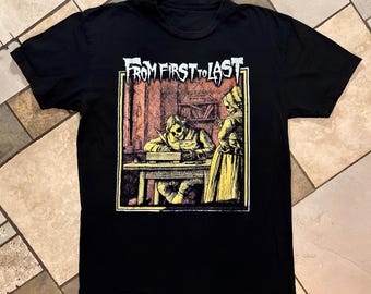 From First To Last Band Punk Rock Reprint Fans T-shirt White Gildan Classic