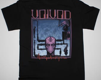 Voivod Band NOTHINGFACE Reprint Fans T-shirt Black Gildan Classic