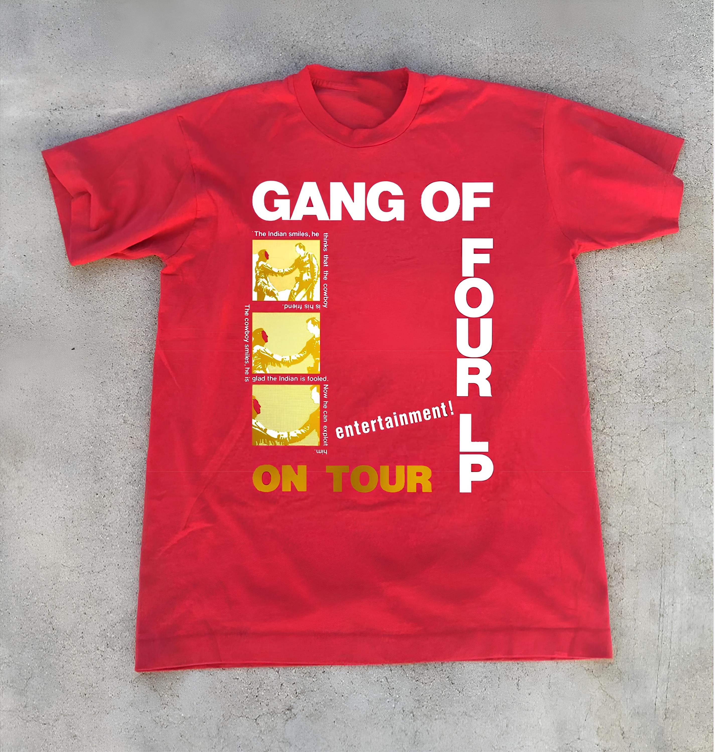 90s vintage USA製 GANG OF FOUR 半袖 tシャツ Gang of Four Poster 