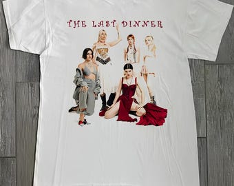 Music Rock The Last Dinner Party Reprint Fans T-shirt White Gildan Classic
