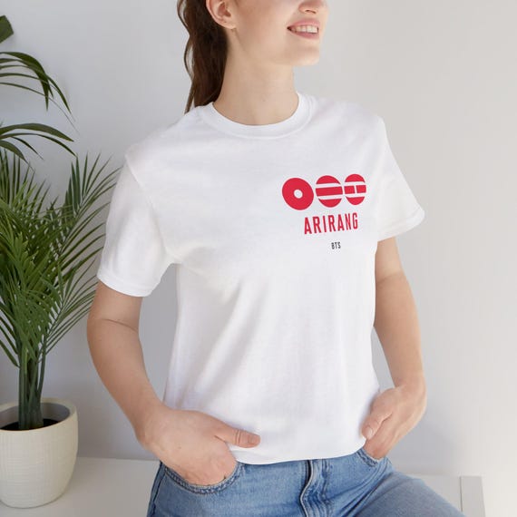 アリラン BTS コンサート Tシャツ | ミニマルなコットングッズ - Etsy 日本