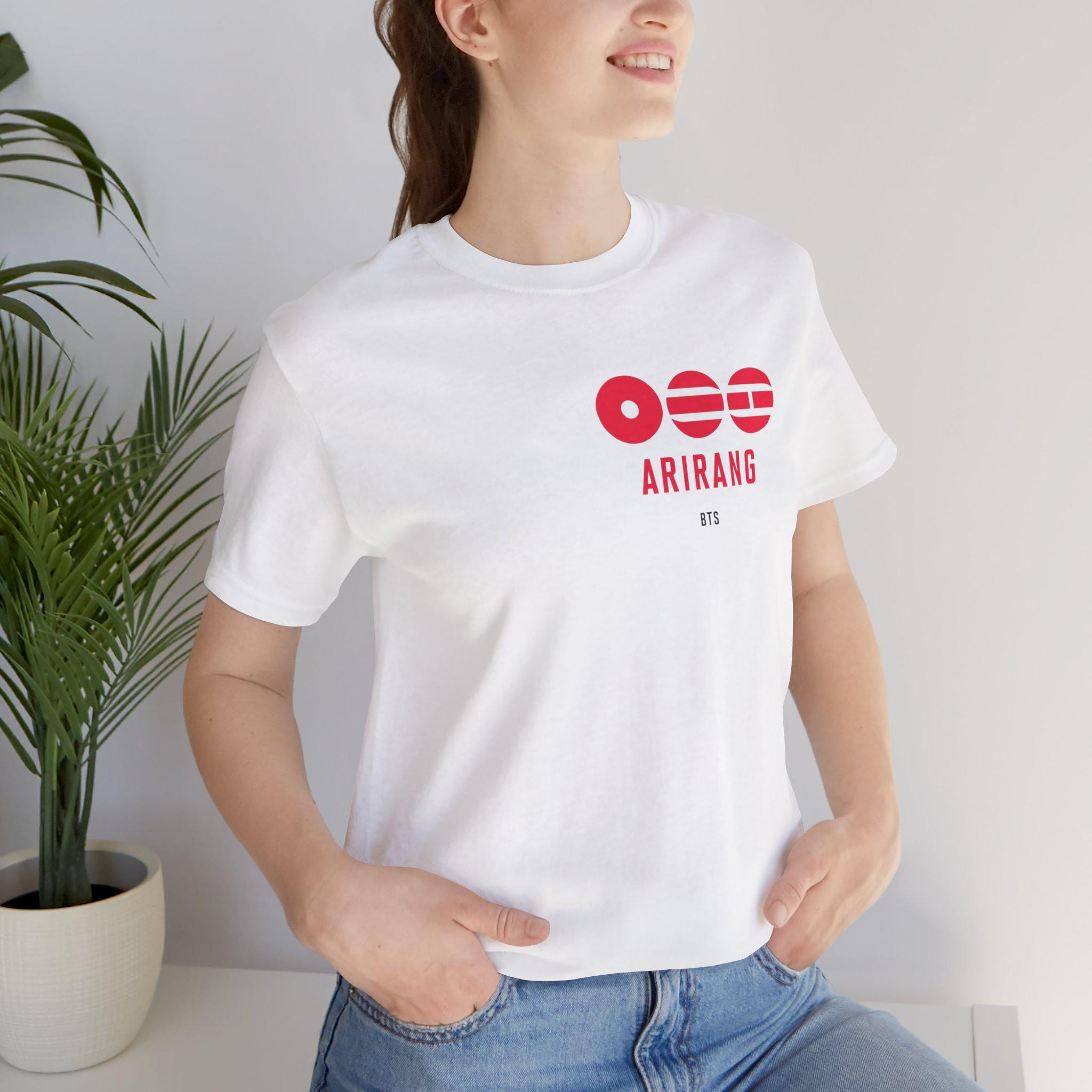 アリラン BTS コンサート Tシャツ | ミニマルなコットングッズ - Etsy 日本