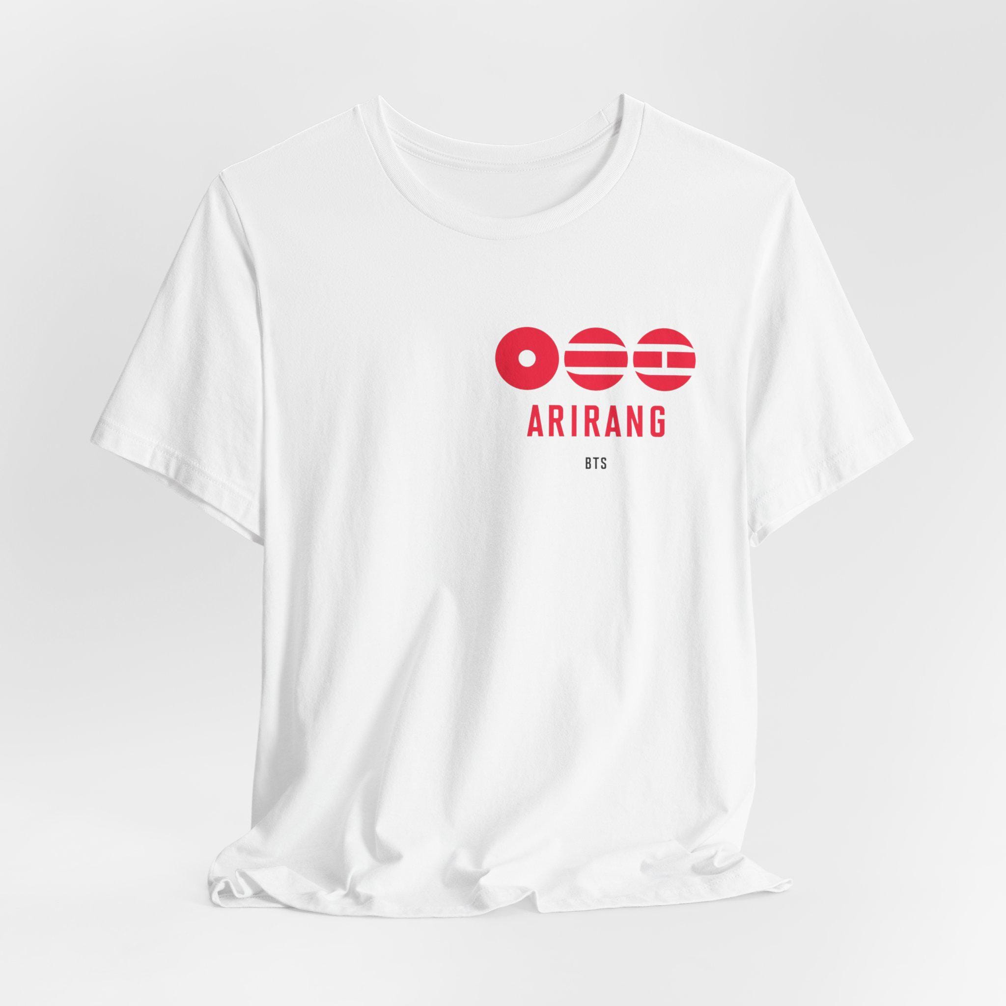 アリラン BTS コンサート Tシャツ | ミニマルなコットングッズ - Etsy 日本