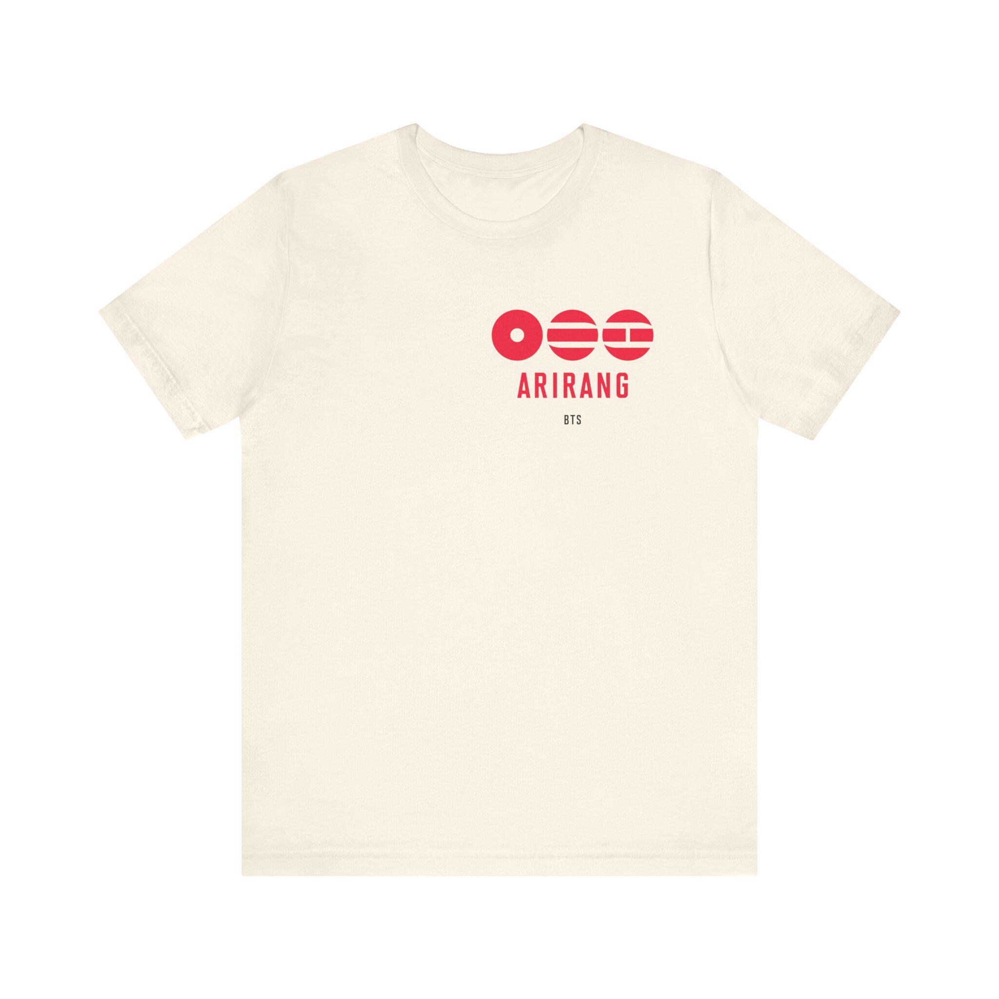 アリラン BTS コンサート Tシャツ | ミニマルなコットングッズ - Etsy 日本