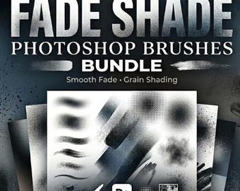 Fade Shade Photoshop Brush Bundle | Professional Bundle for Graphic Designers Illustrators