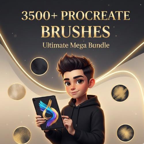 3500+ Procreate Brushes Mega Bundle | Digital Art Toolkit (digital ...
