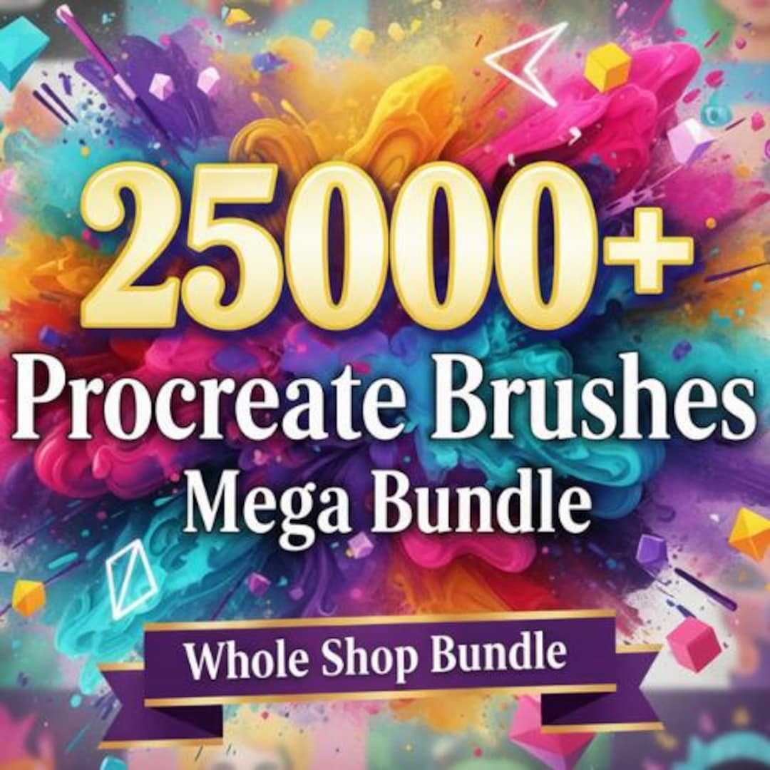 25,000 Procreate Brushes Huge Ultimate Mega Bundle for iPad | Sketch ...