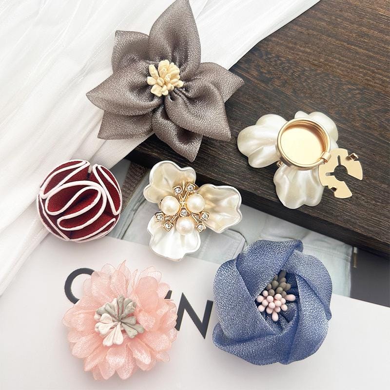 布製の花柄カフス - Etsy 日本