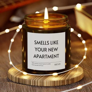 Smells Like Your New Apartment Scented Candle | New Homeowner Candle, Housewarming Gift, New House Gift, Bought A House, Home Decor