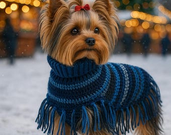 Hondentrui, hondenponcho, hondenkleding, puppy-outfit – schattig cadeau voor hondenmoeders, kleine honden en puppyliefhebbers, perfecte gezellige outfit voor huisdieren